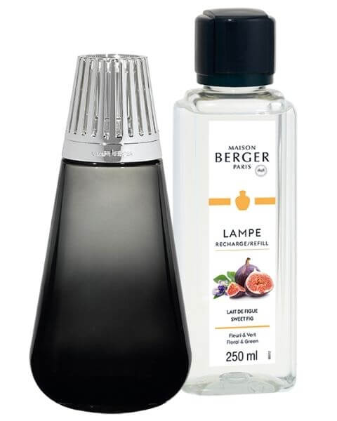 Maison_Berger_Die_Schwarzen_und_Grauen_Lampe_Amphora_Noire_Set_Lampe-Flasche Maison Berger Die Schwarzen und Grauen Lampe Amphora Noire Set