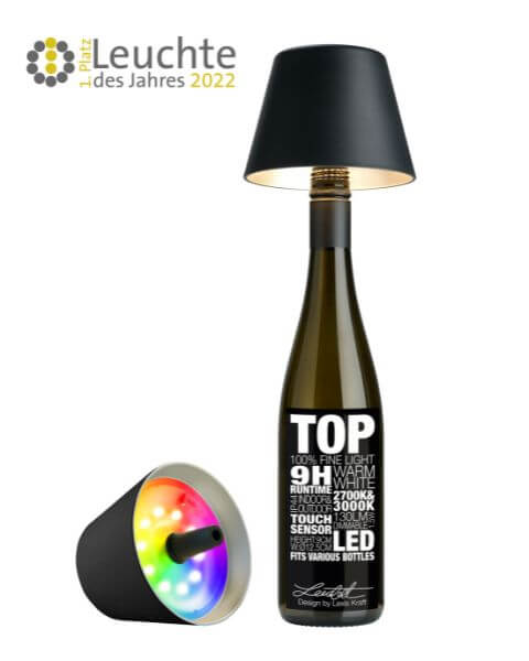Sompex desgin for life Akkuleuchten Top Schwarz