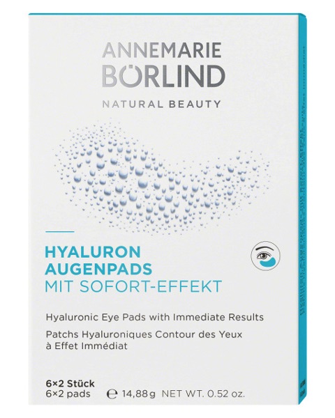 Hyaluron Augenpads mit Sofort-Effekt ANNEMARIE BÖRLIND AUGEN- UND LIPPENPFLEGE Hyaluron Augenpads mit Sofort-Effekt