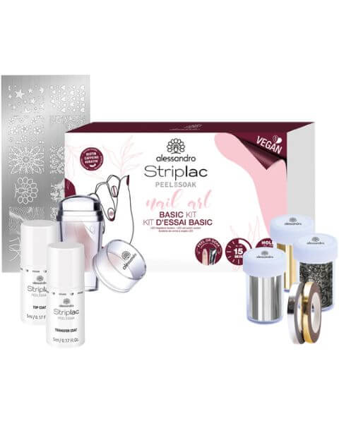 Alessandro Striplac Peel or Soak Nail Art Basic Kit