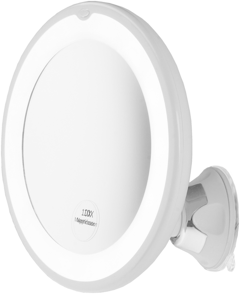 Spiegel, Saugfuß, LED