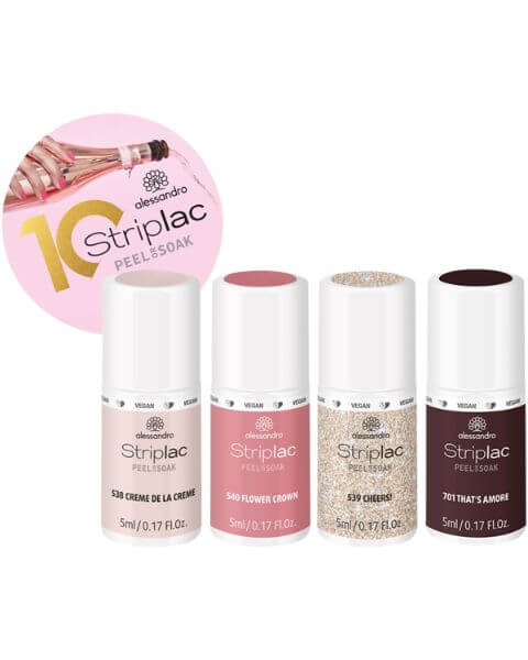 Alessandro Striplac Peel or Soak Starter Deluxe Exclusiv Vegan Kit