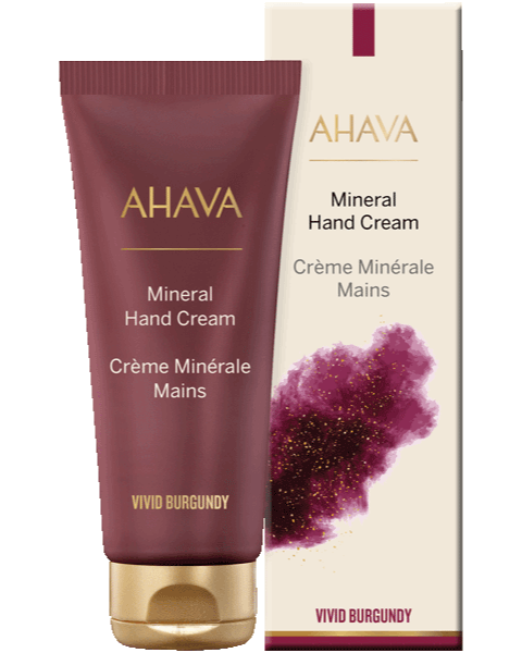Deadsea Water Mineral Hand Cream Vivid Burgundy