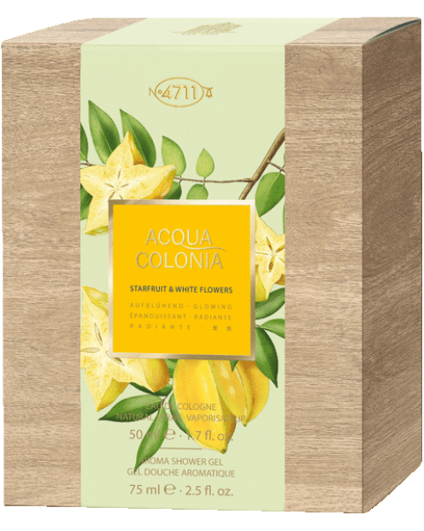 Starfruit & White Flowers Set = EdC Nat. Spray 50 ml + Aroma Shower Gel 75 ml No.4711 Acqua Colonia Starfruit & White Flowers Set