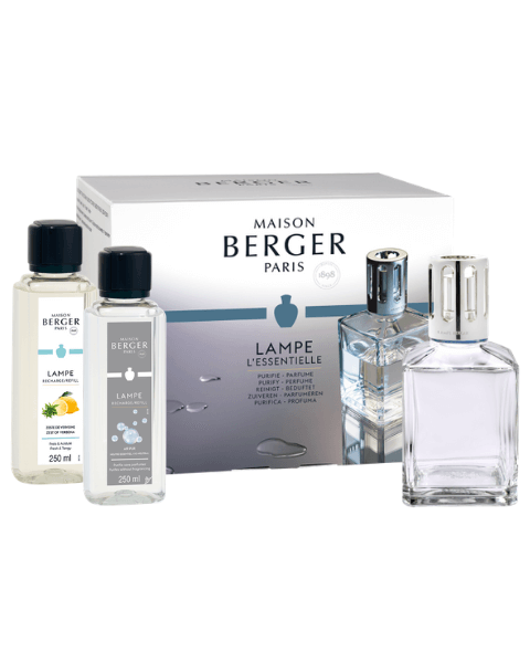 lampe-berger-coffret-essentielle-caree-raumduftset Maison Berger Die Weißen Coffret Essentielle Carrée