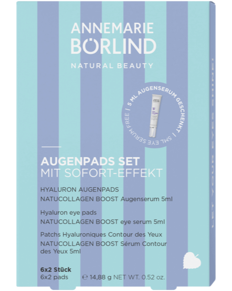 Eye Pads Set ANNEMARIE BÖRLIND AUGEN - UND LIPPENPFLEGE Hyaluron Eye Pads Set