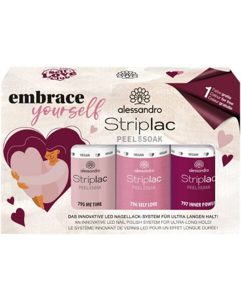 alessandro-striplac-peel-or-soak-embrace-yourself-set Striplac Peel or Soak Embrace Yourself Set = Me Time 5ml + Self Love 5ml + Inner Power 5ml
